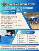 Summer Fun Recreation Flier