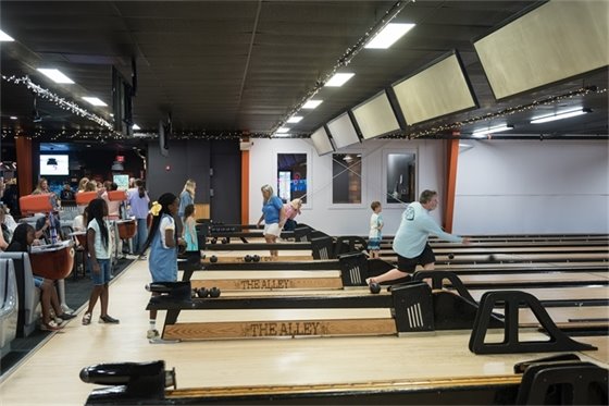 Bowling at the Alley