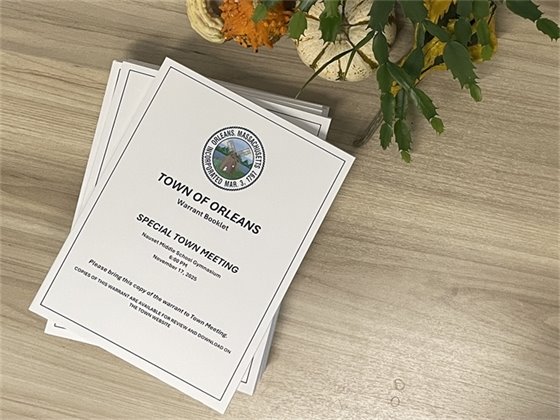 Special Town Meeting 2025 Warrant Book