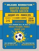 Winter Indoor soccer flier