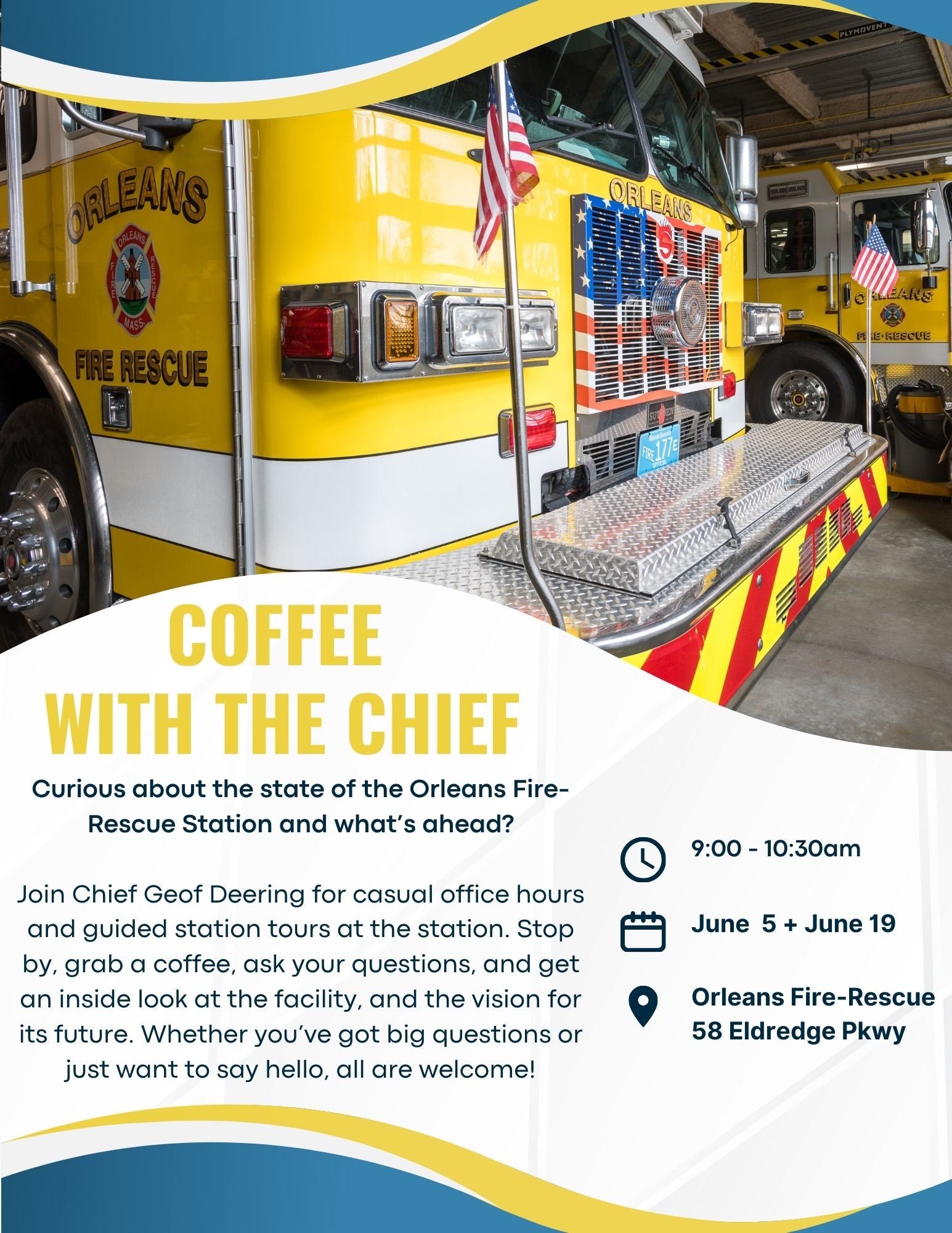 Coffee with the Chief flier